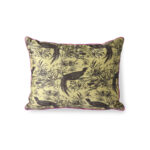 PRINTED SILK CUSHION JUNGLE DORIS FOR HK LIVING TKU2133