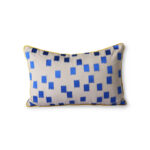 STICHED CUSHION BLUE BRUSH DORIS FOR HKLIVING TKU2134