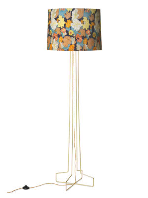 METAL WIRE FLOOR LAMP BRASS DORIS FOR HKLIVING VOL5088