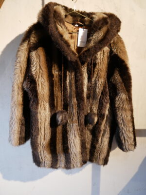 FAUX FUR JACKET S/M