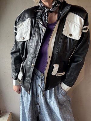 Black & white biker S/M