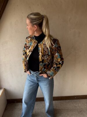 quilted Viscose jacket M/L