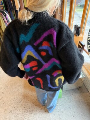 Art chunky knit vest M/L
