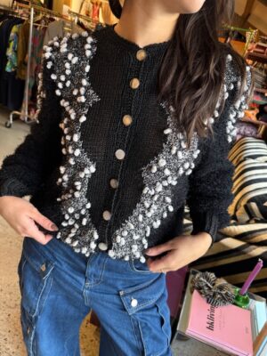 snowflake knit vest M/L