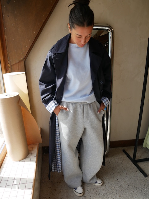 Oversized Navy Trench Coat S/M - Afbeelding 5