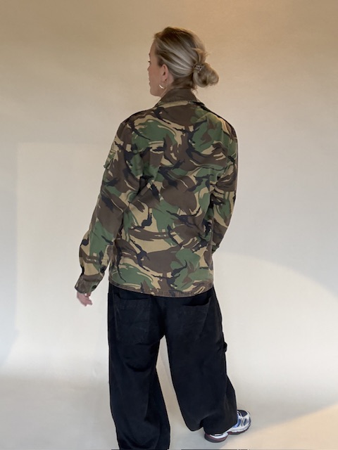 Upcycled Camo Jacket Floral Patch - Afbeelding 7