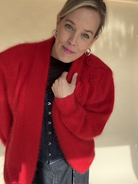 Mohair Statement Cardigan - Afbeelding 3