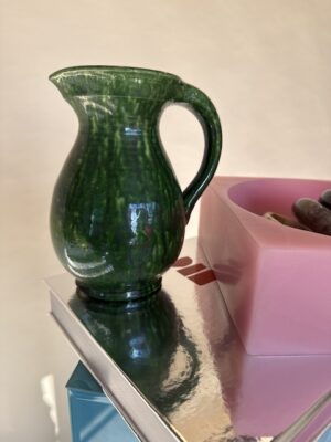 set Vintage waterkan vaasjes standaard